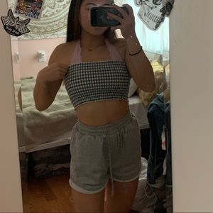 brandy melville dark green kessy tube top